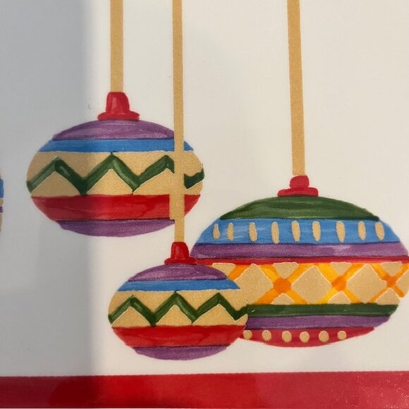 Christopher Radko “It's Christmas” Handled Ornament Tray Made in Portugal - Picture 3 of 9